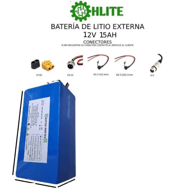 Batería de litio 12V para aplicaciones eléctricas – Celdas 21700 HLITE