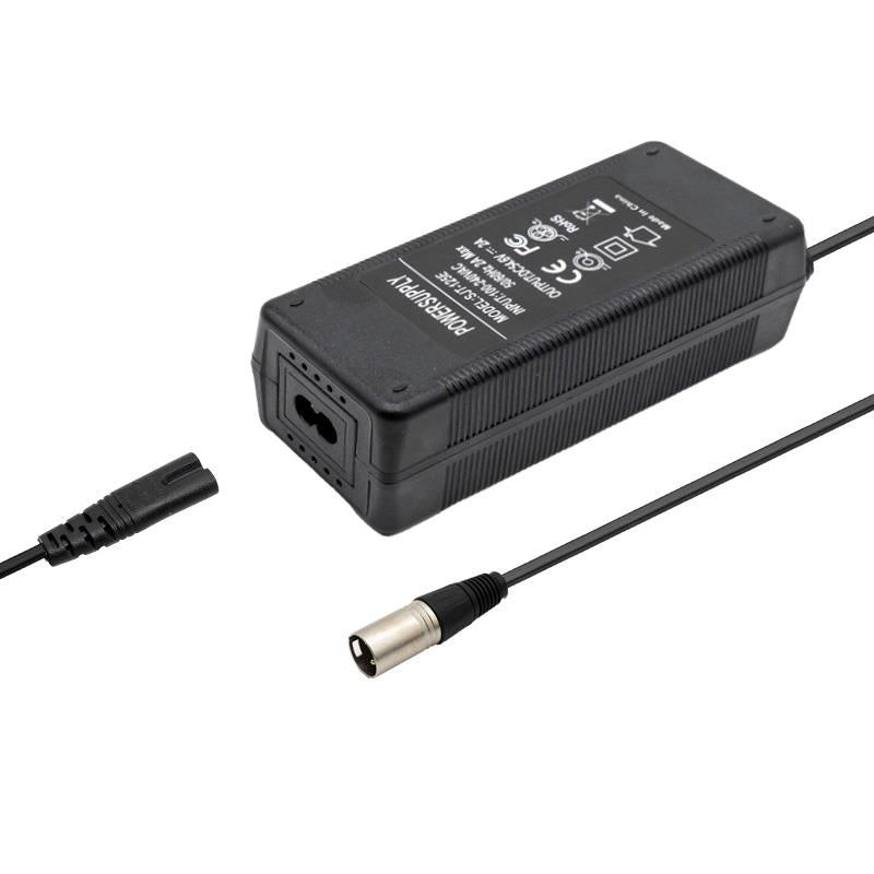 Cargador 48v (salida 54,6v) 2A conector XLR