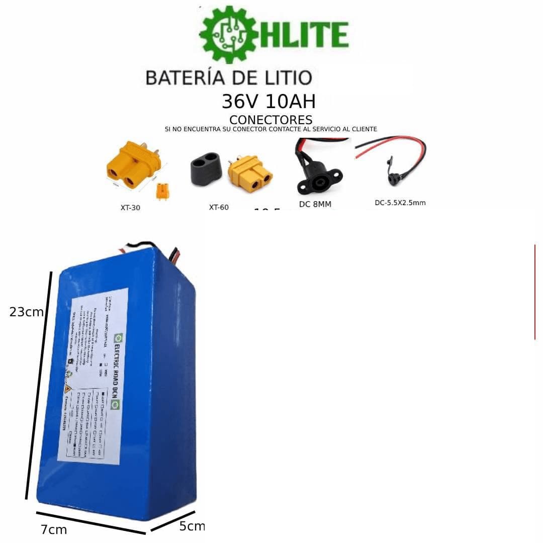Batería de litio 36V a medida – Ion-Litio HLITE