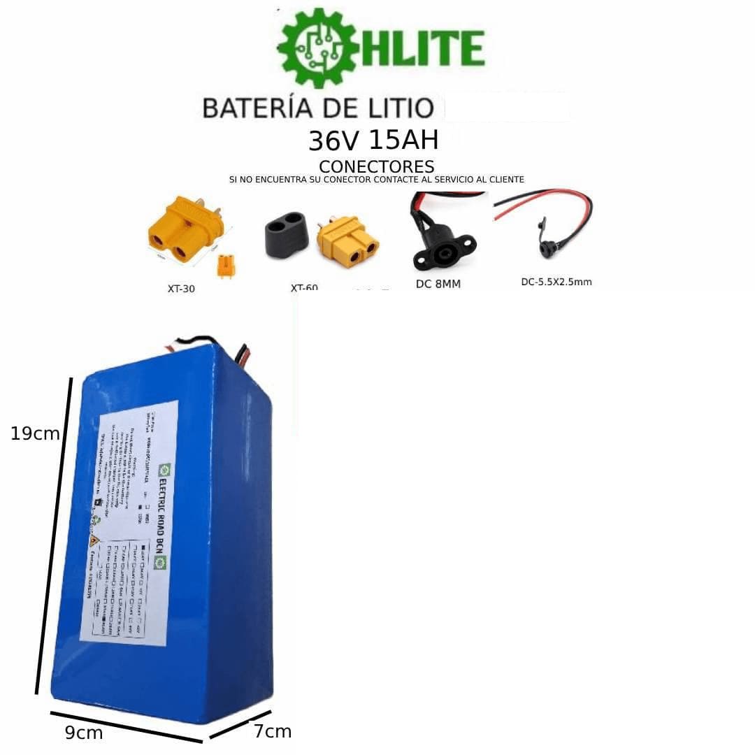 Batería de litio 36V a medida – Ion-Litio HLITE
