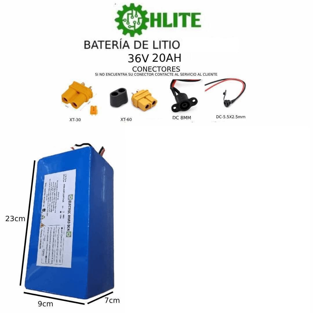 Batería de litio 36V a medida – Ion-Litio HLITE