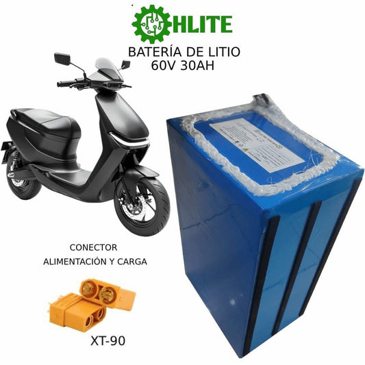 Batería de litio 60V 30Ah para moto eléctrica HLITE en Barcelona