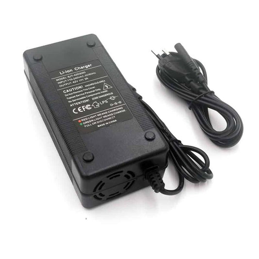 Cargador 36v (salida 42v) 3A conector DC 8mm